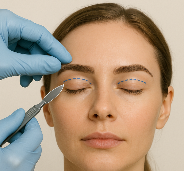 Подбровная блефаропластика