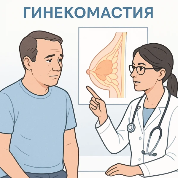 Гинекомастия у мужчин: когда стоит обращаться к врачу
